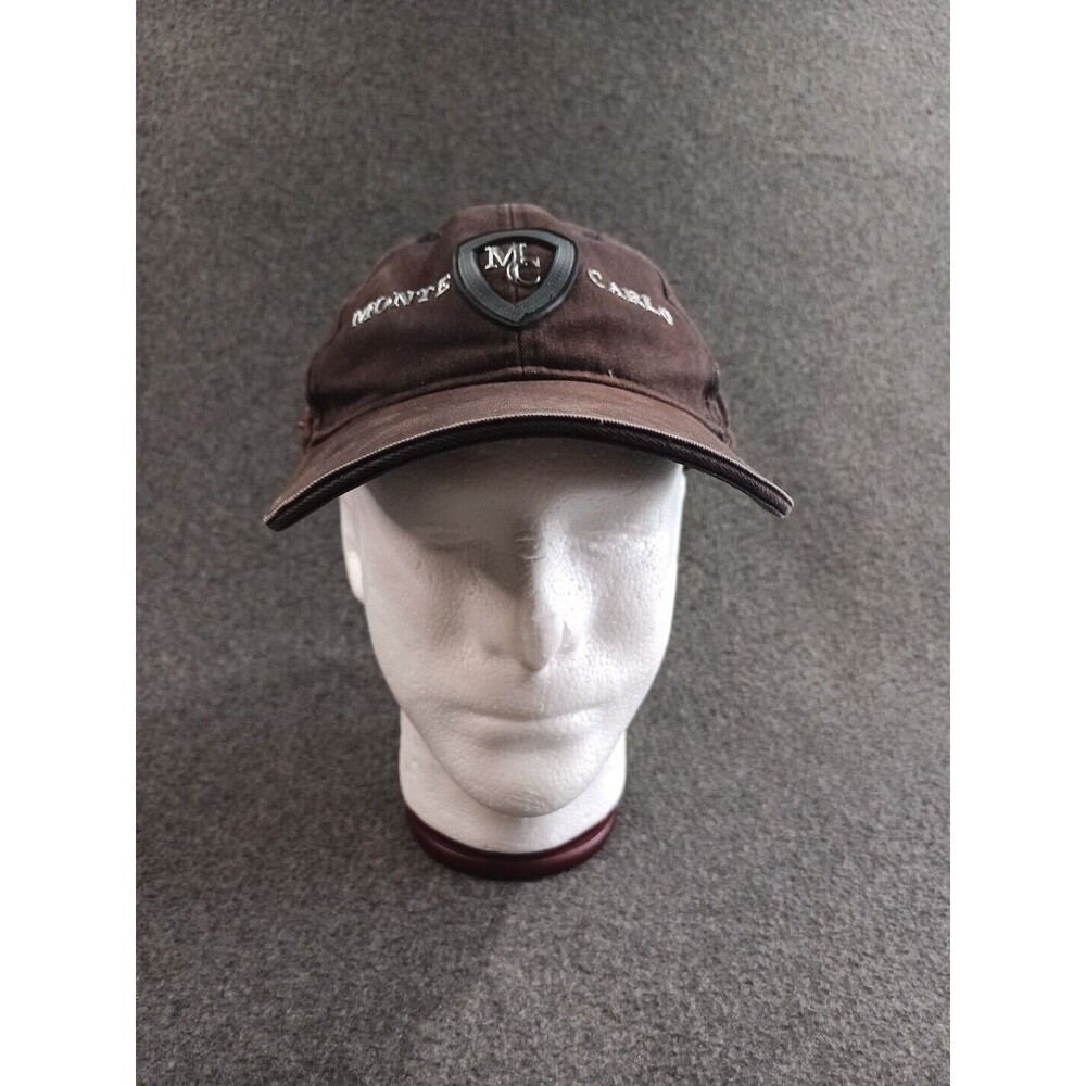 Monte Carlo Monaco Mens Adjustable Baseball Cap Brown Formula 1